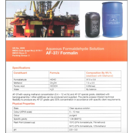 Aqueous Formaldehyde Solution - AF37 - Solution
